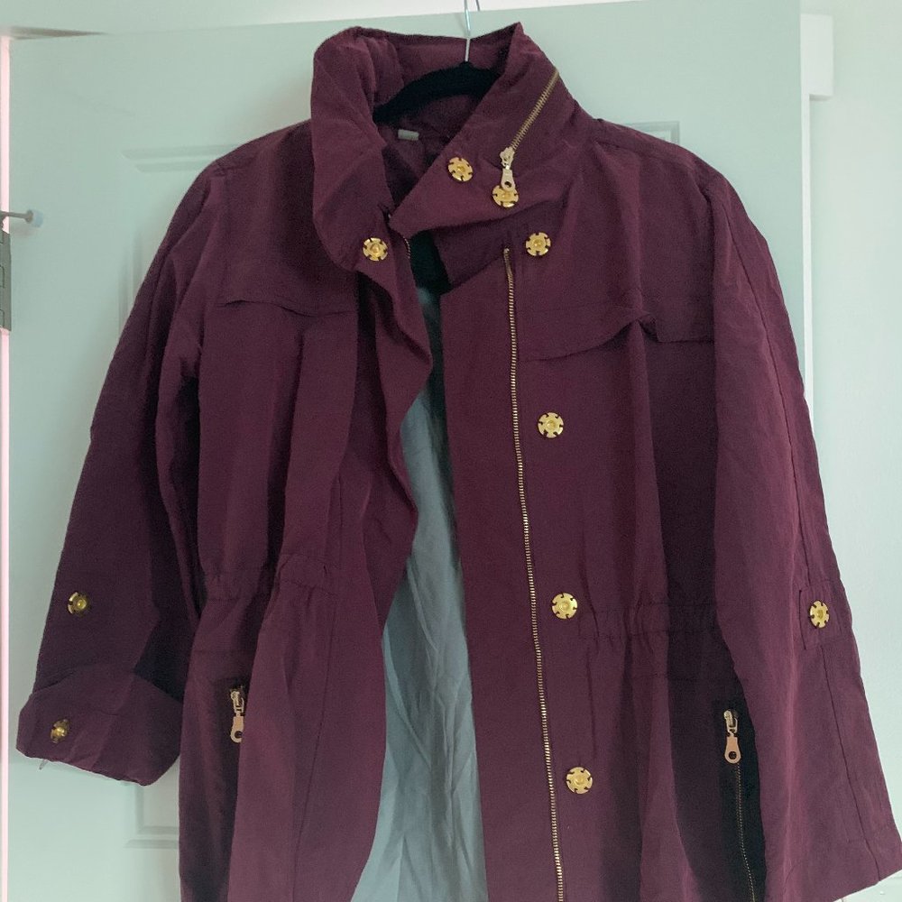 Purple coat, NEW WITH TAGS